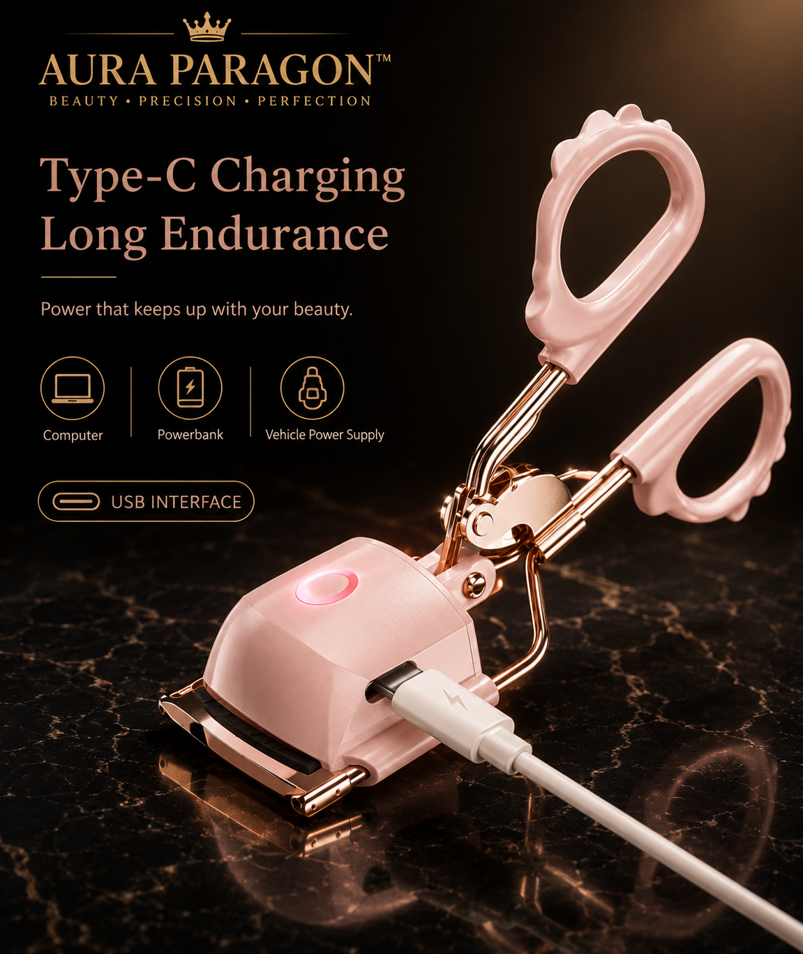 Aura Paragon™ Electric Eyelash Curler